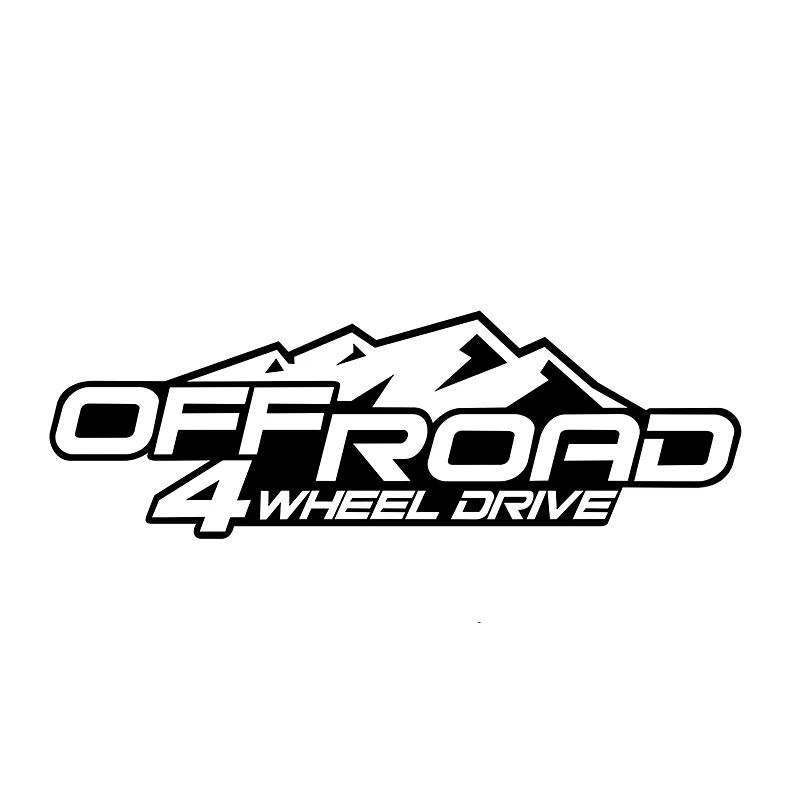 

N840 # вырезанная Виниловая наклейка для внедорожника, 4-х колесный привод, автомобильная наклейка, водонепроницаемые Автомобильные украшения для кузова автомобиля, бампера, заднего стекла, ноутбука
