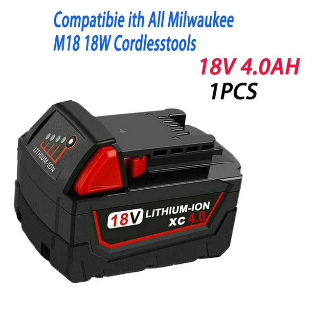 

Original 18V 9.0Ah Replacement Lithium Ion Battery For Milwaukee M18 Power Tool Batteries 48-11-1815 48-11-1850 48-11-1860 Z50