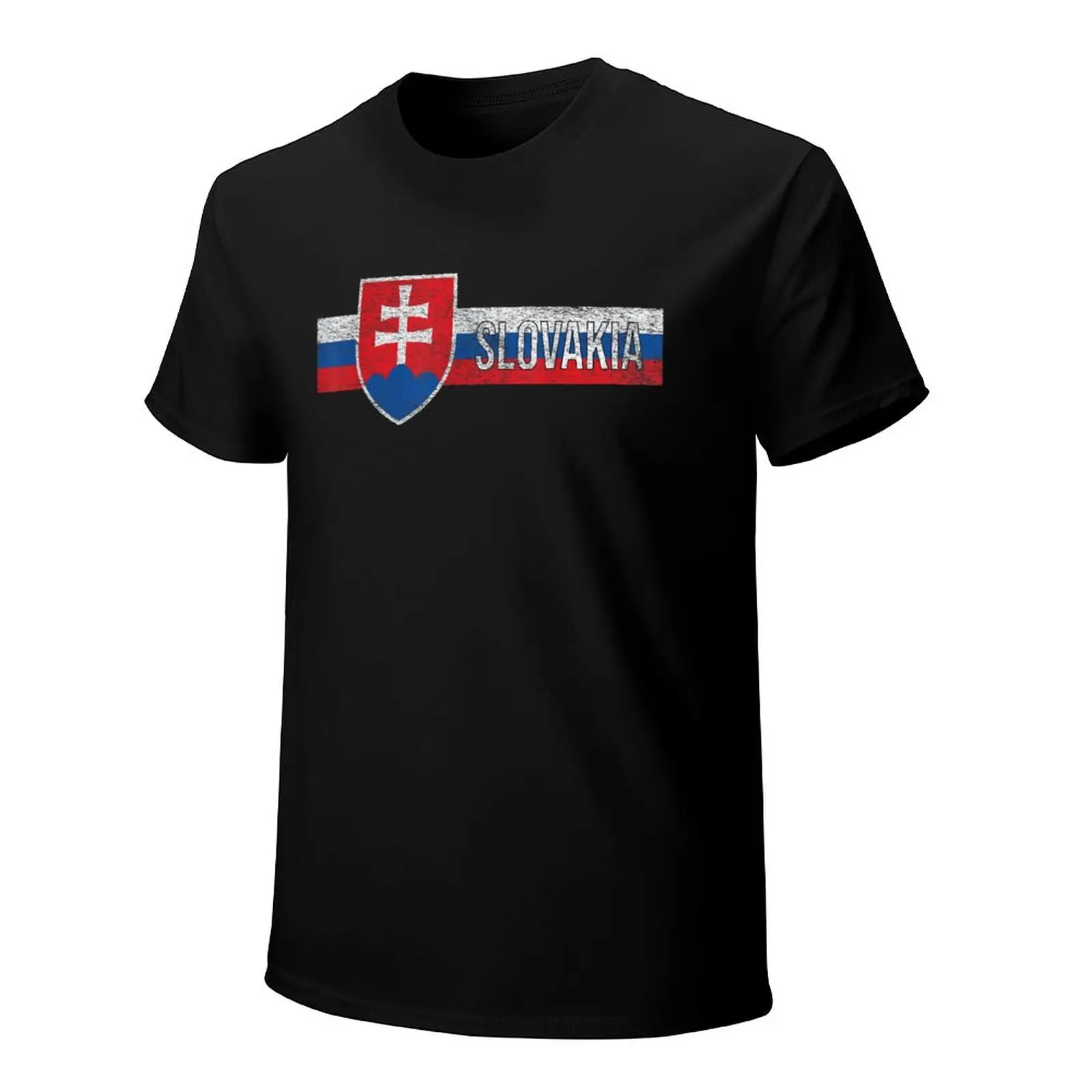 Фото More Design Slovakia Flag Slovak Men Tshirt Tees T-Shirt O-neck T Shirts Women Boys Clothing 100% Cotton №4