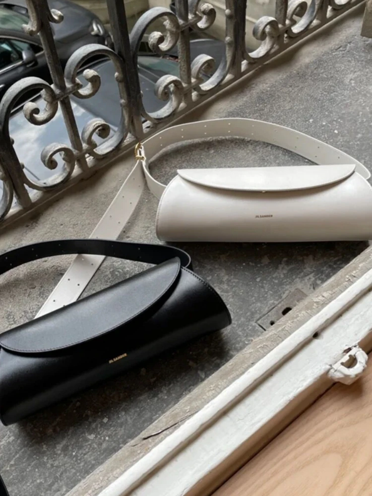 

Новинка 2022, летняя нишевая дизайнерская сумка через плечо, сумка из воловьей кожи на одно плечпосылка