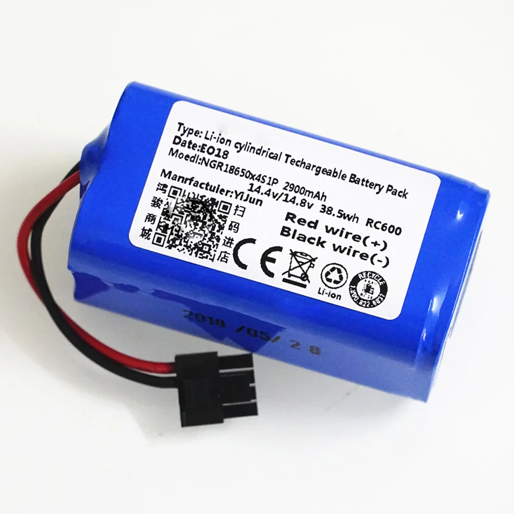 

14.8V 2600mAh robot Vacuum Cleaner Battery Pack replacement for chuwi ilife v7 V7S Pro Robotic Sweeper High quality