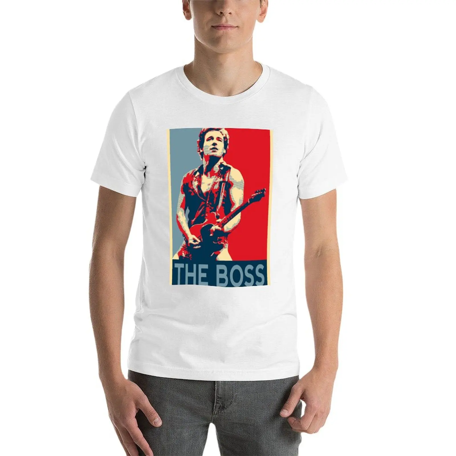 Как босс. Футболка с героем рабочего класса летняя рубашка мужская одежда