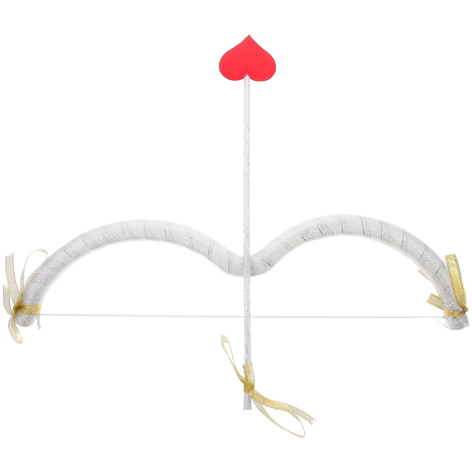 Cupid's Arrow Bow Silver Pink Costume Photo Prop Funny Foam Cosplay Coslay Miss