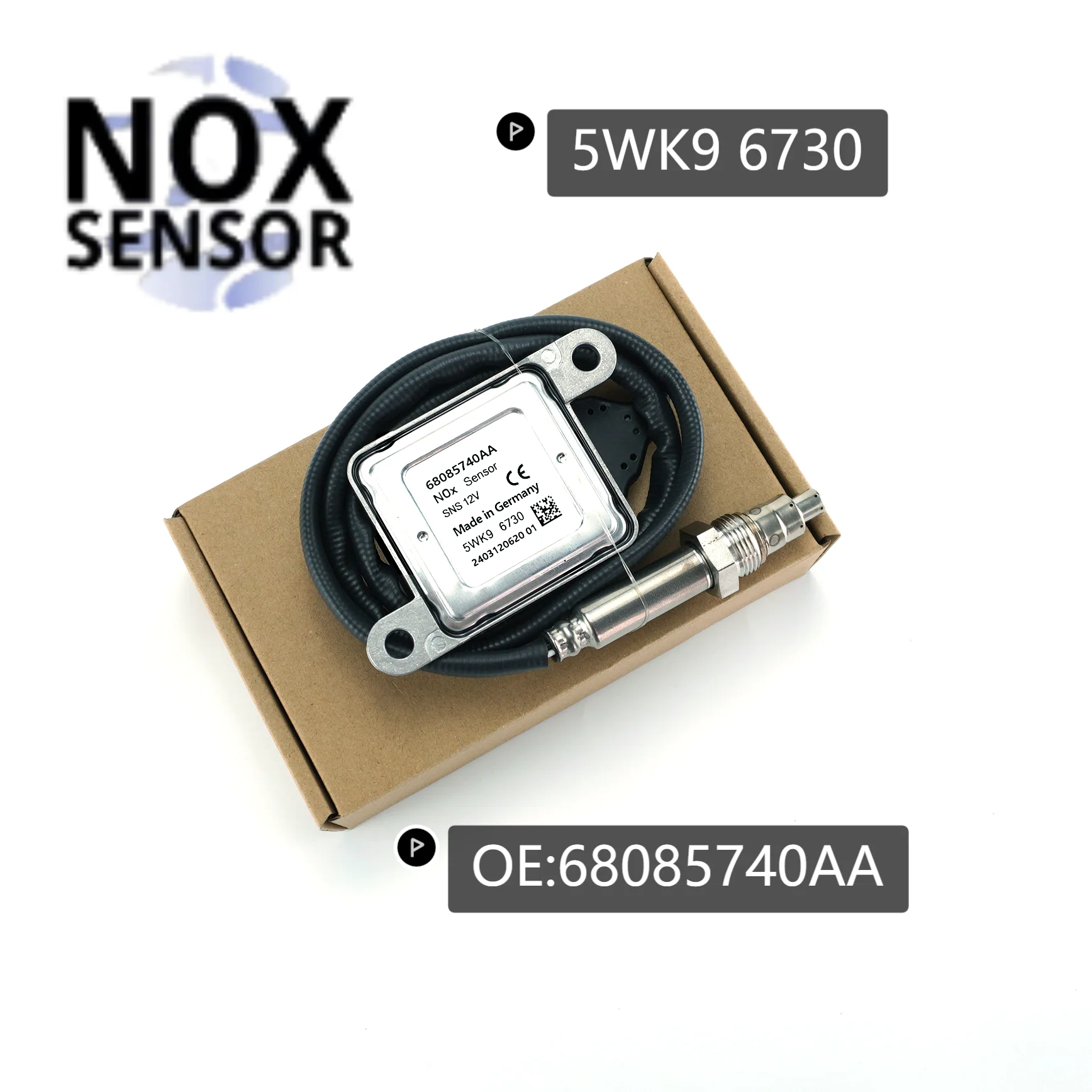 Датчики NOX 5WK96730 68085740 Датчик выхлопа AA для Chrysler Dodge Ram 2500 3500 4500 5500 6 7 л детали