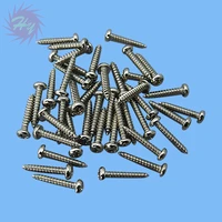 100pcs metal cross phillips pan round head self tapping screw pa pointed end screw for rc accessories