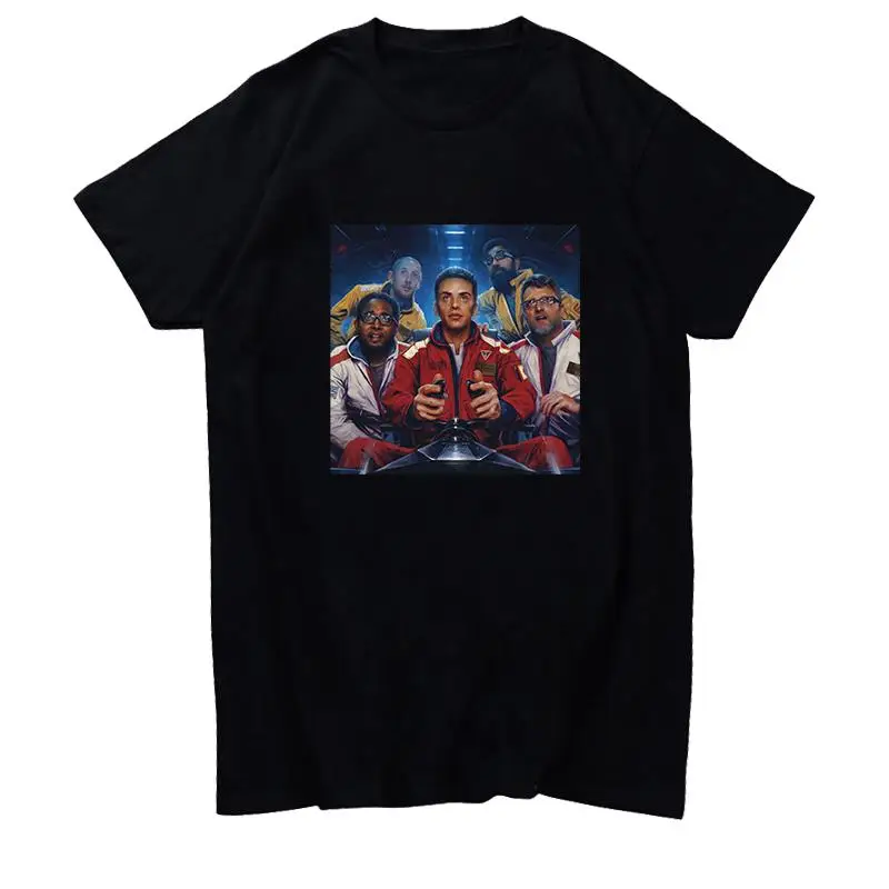 Logic The Incredible True Story Album Art Графические футболки большого размера с короткими