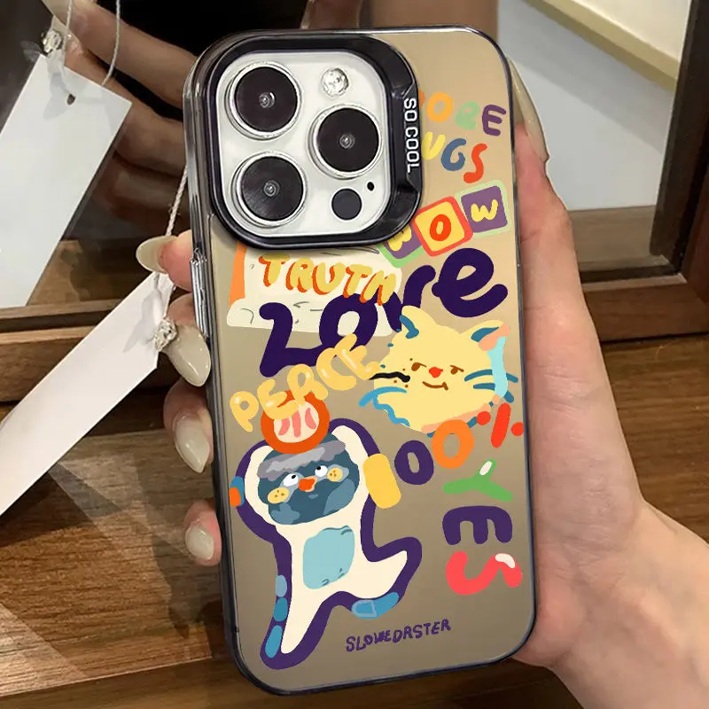 Чехол с граффити Cute Dog Bear Cat Love для Huawei Y9S Nova 9 8 SE 10 12 11 P30 Pro P40 Lite Mate 60 50 чехол телефона