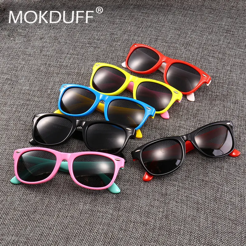 

New Kids Sunglasses Children Polarized Sun Glasses Boys Girls Silicone Safety Glasses UV400 Baby Eyewear