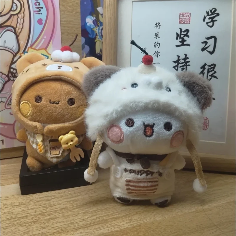 Фото Плюшевый брелок Yier и Bubu: милые мультяшные мягкие плюшевые куклы-пара, подвеска для сумки, очаровательное украшение для рюкзака, подарки №1