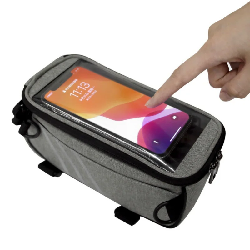 

Outdoor Waterproof Cycling Wireless Charging Mobile Phone Bag Bike Front Beam Bag Mountain Bike Bicycle Touch Screen Bag
