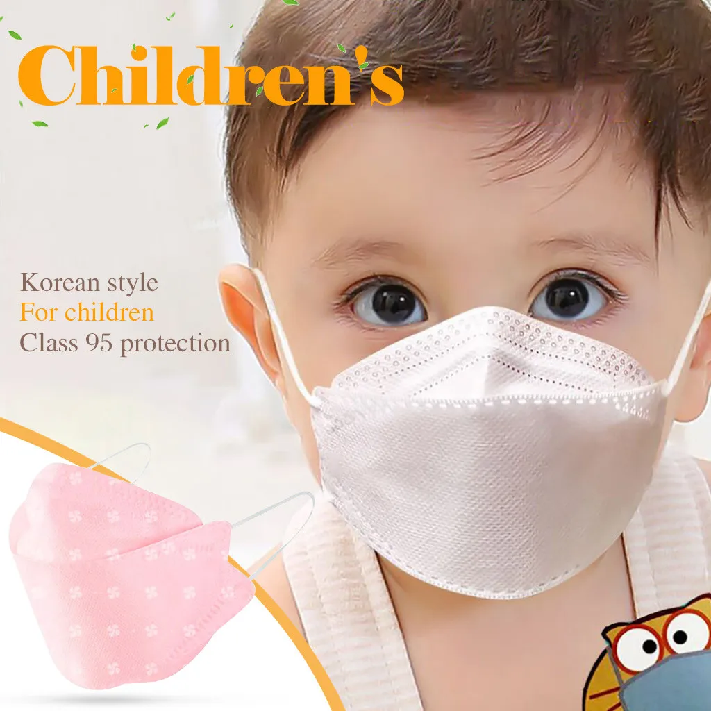 

protective mask 1pcs Children Outdoor Mask Droplet And Haze Prevention Fish Non Woven Face Reusable Respirators Mask mascarillas