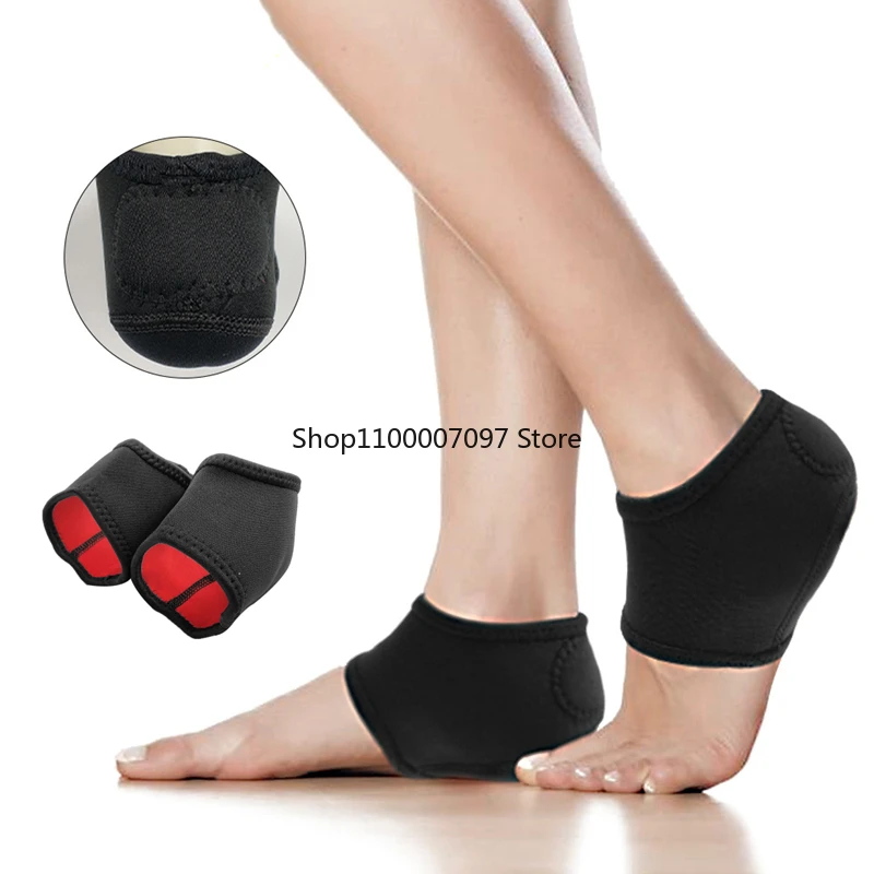 2pcs/pair Heel Cups for Foot Heel Pain Plantar Fasciitis Socks Bone Spur Cracked Heel Pad Protector Arch Support Orthotic Insole