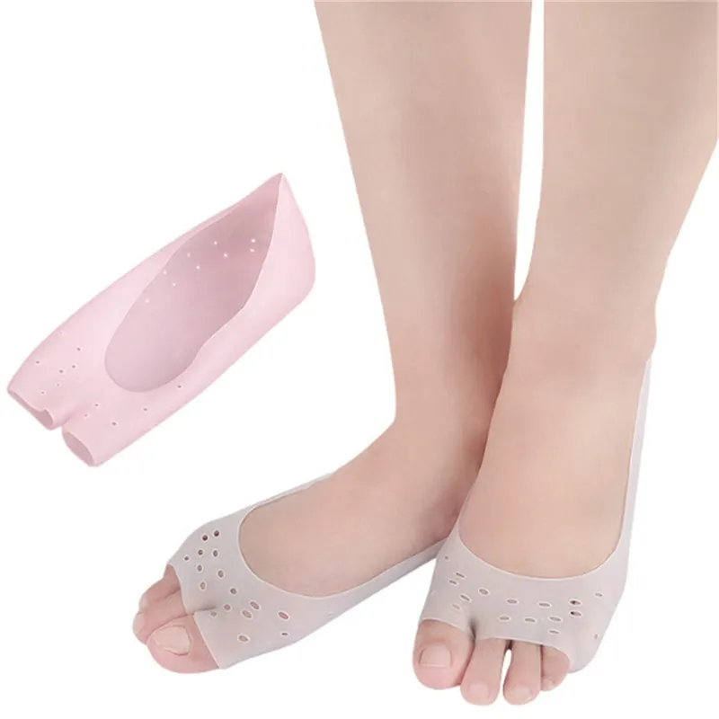 

1Pair Of 2022 New Invisible non-slip Breathable Casual Open Toe Boat Socks crack-proof Toe Socks Open Toe Socks