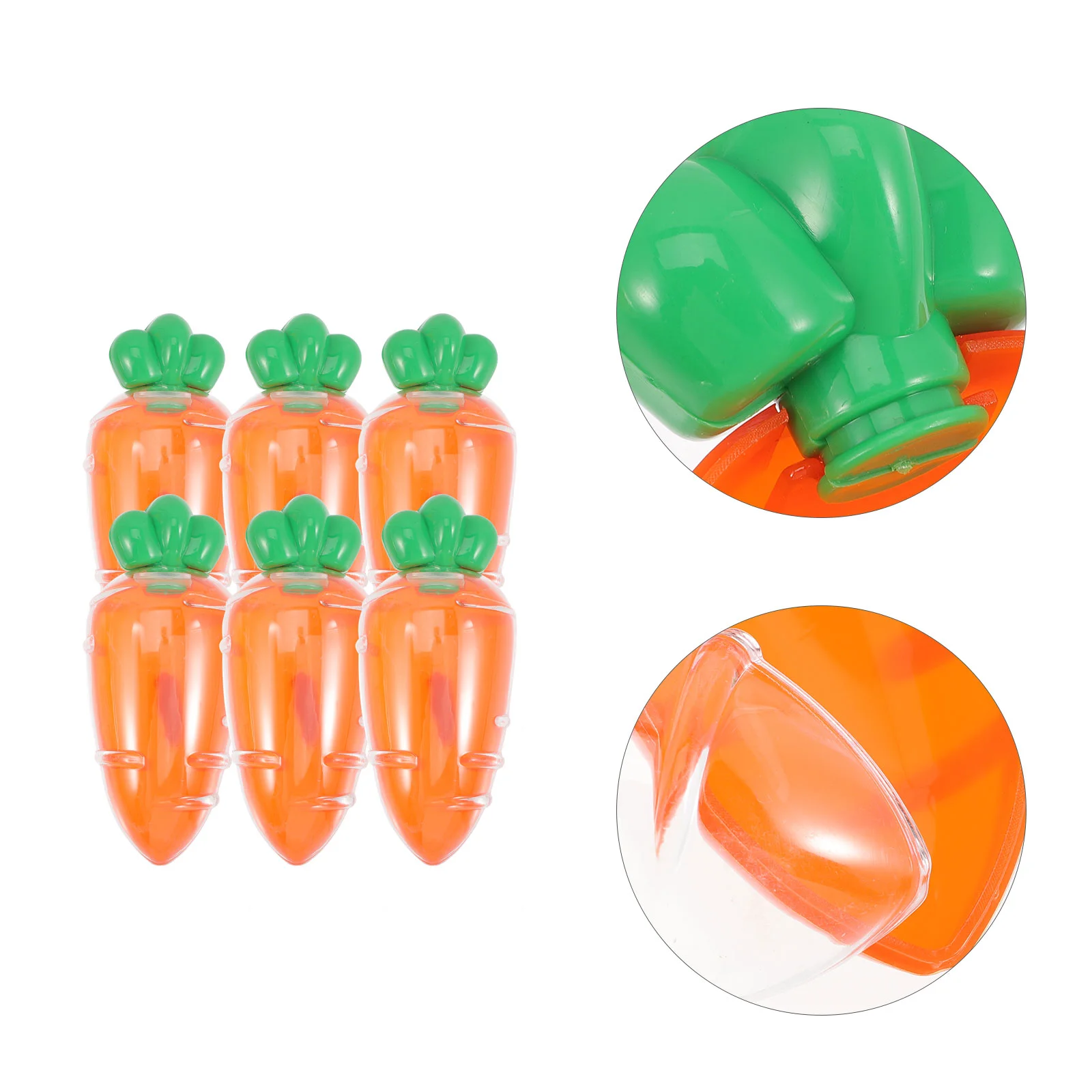 

6 Pcs Carrot Box Gift Containers Carrot Shaped Box Packing Box Lifelike Carrots Plastic Carrot Treat Containers Bride