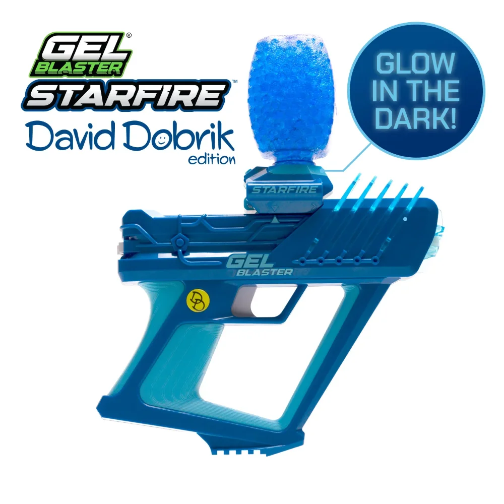 

Dobrik Limited Edition, Glow in the Dark Water-Based Gel Blead Blaster with 5,000 Starfire Gellet Pack