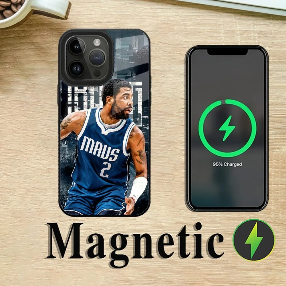 K-Kyrie L-Irving чехол для телефона iPhone 15 14 13 12 11 Plus Pro Max Mini Magsafe Магнитная Беспроводная