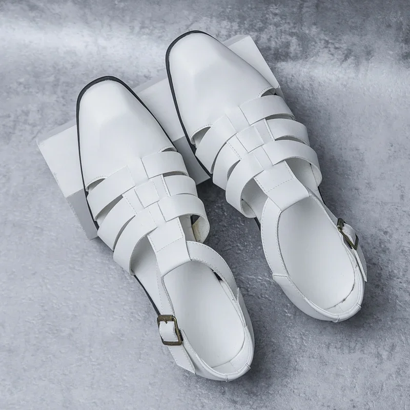 Новые летние мужские уличные сандалии с вырезами пляжная обувь для кемпинга