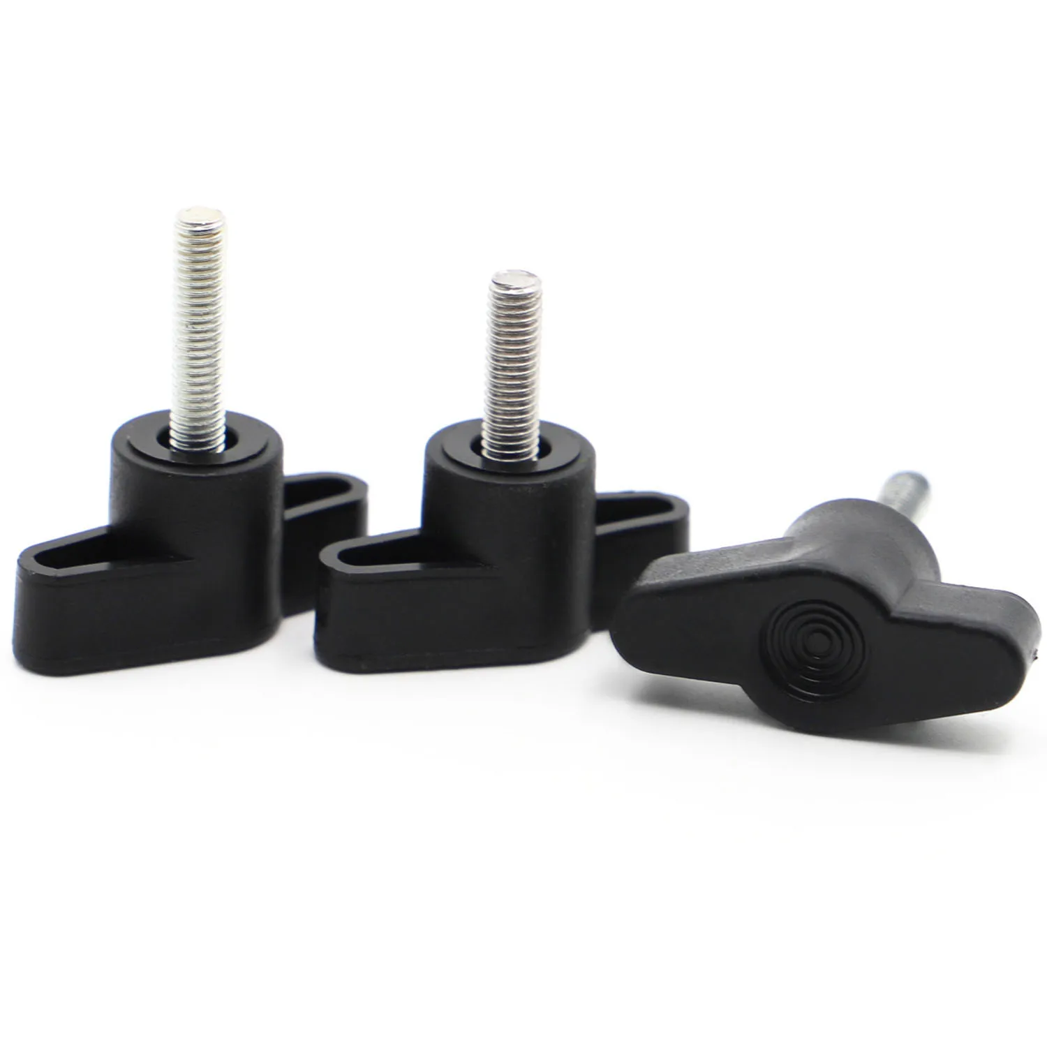 

T type Nylon Plastic Head Handle Thumb Screw M5 M6 M8 Bakelite Bolt Head diameter 36mm