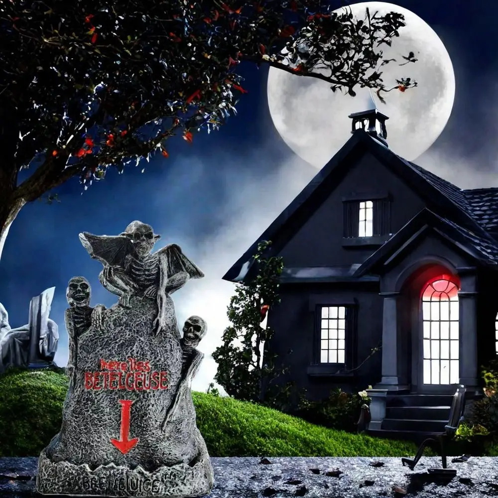 Креативный смоляный надгробие Ой ложь ужас страшный скелет декоративный декор