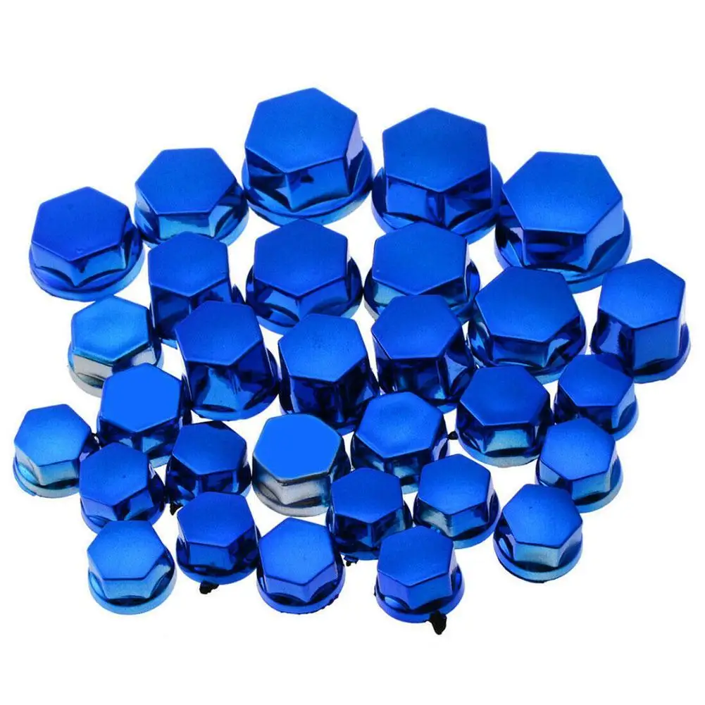 

30 шт., колпачки для болтов и гаек мотоцикла