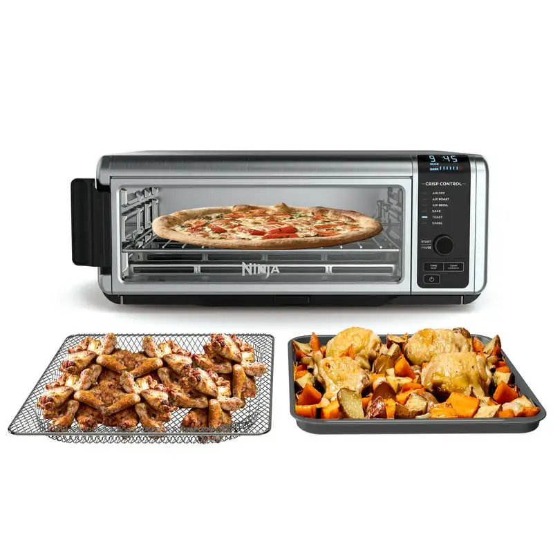 

6-in-1 Digital Air Fry, Large Toaster Oven, Flip-Away, SP080