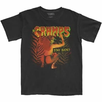 the cramps stay sick tee t shirt mens