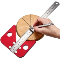 center finder line gauge caliber scriber 45 degrees angle ruler woodworking measuring marking layout tool set accessories