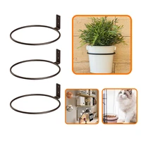 plant holder ring wall mounted metal plant pot flower pot plant accessories garden decoration outdoor hanging plant garden