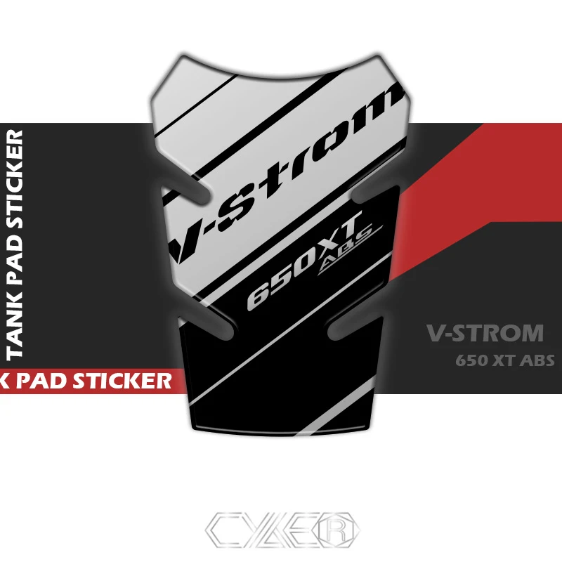 

For SUZUKI V-Strom650 VStrom 650 XT Tank Pad 3D Protect Fuel Tank Sticker Decal Logo V-Strom650 XT ABS
