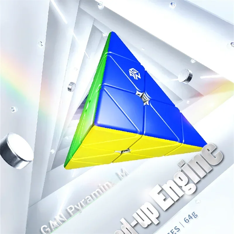 Magic Pyramid GAN Cube Professional Puzzle Plastic Speed Cubing Game для дітей 6-14 років