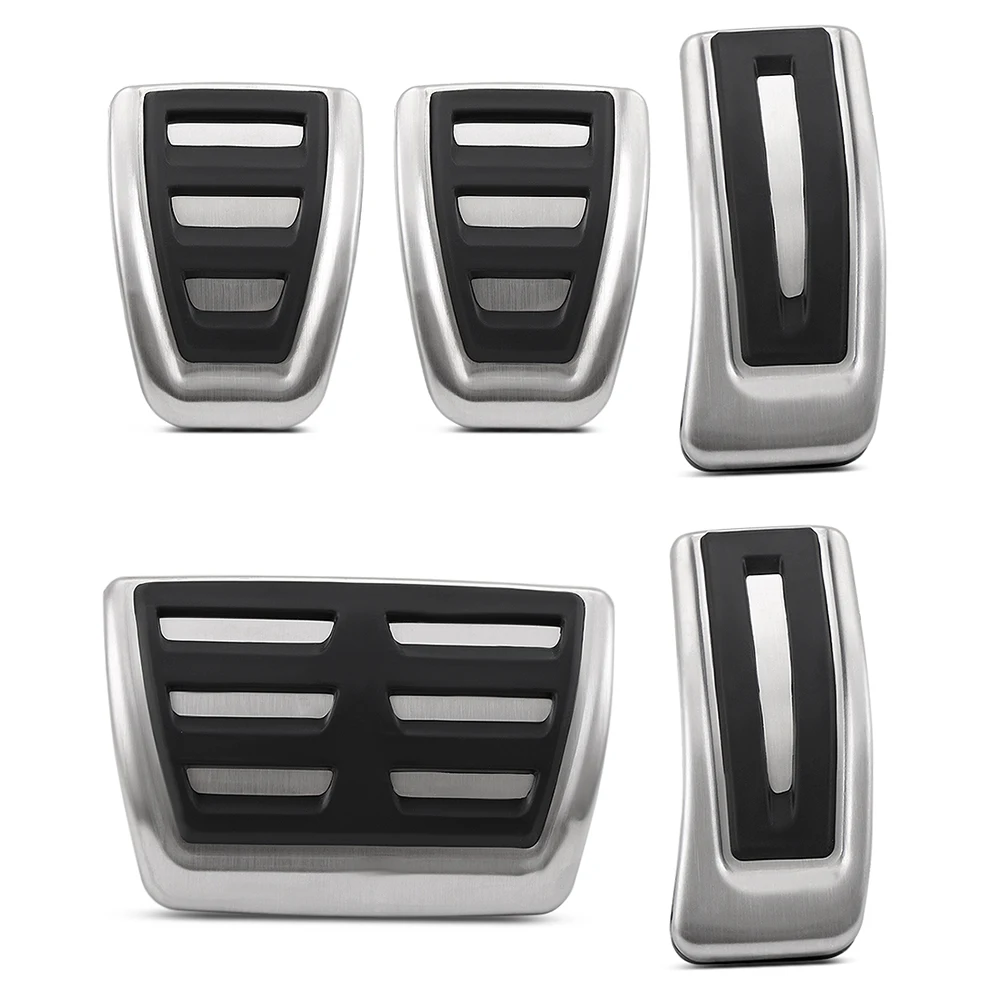 Педаль газового тормоза из нержавеющей стали MT для Seat Ibiza 6K 6L 6J Skoda Fabia I II Polo 9N 6R Bora