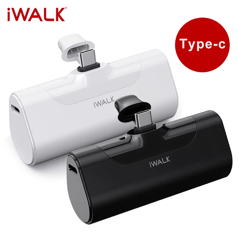 

IWALK Mini Power Bank 4500mAh Travel Portable Charger Business Lightning Cute Powerbank for iPhones