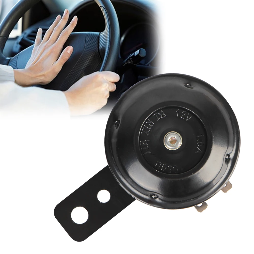 

FORAUTO Universal 12V 1.5A 105db Motorcycle Electric Horn Kit Waterproof Round Loud Horn For Scooter Motorcycle Dirt Bike ATV