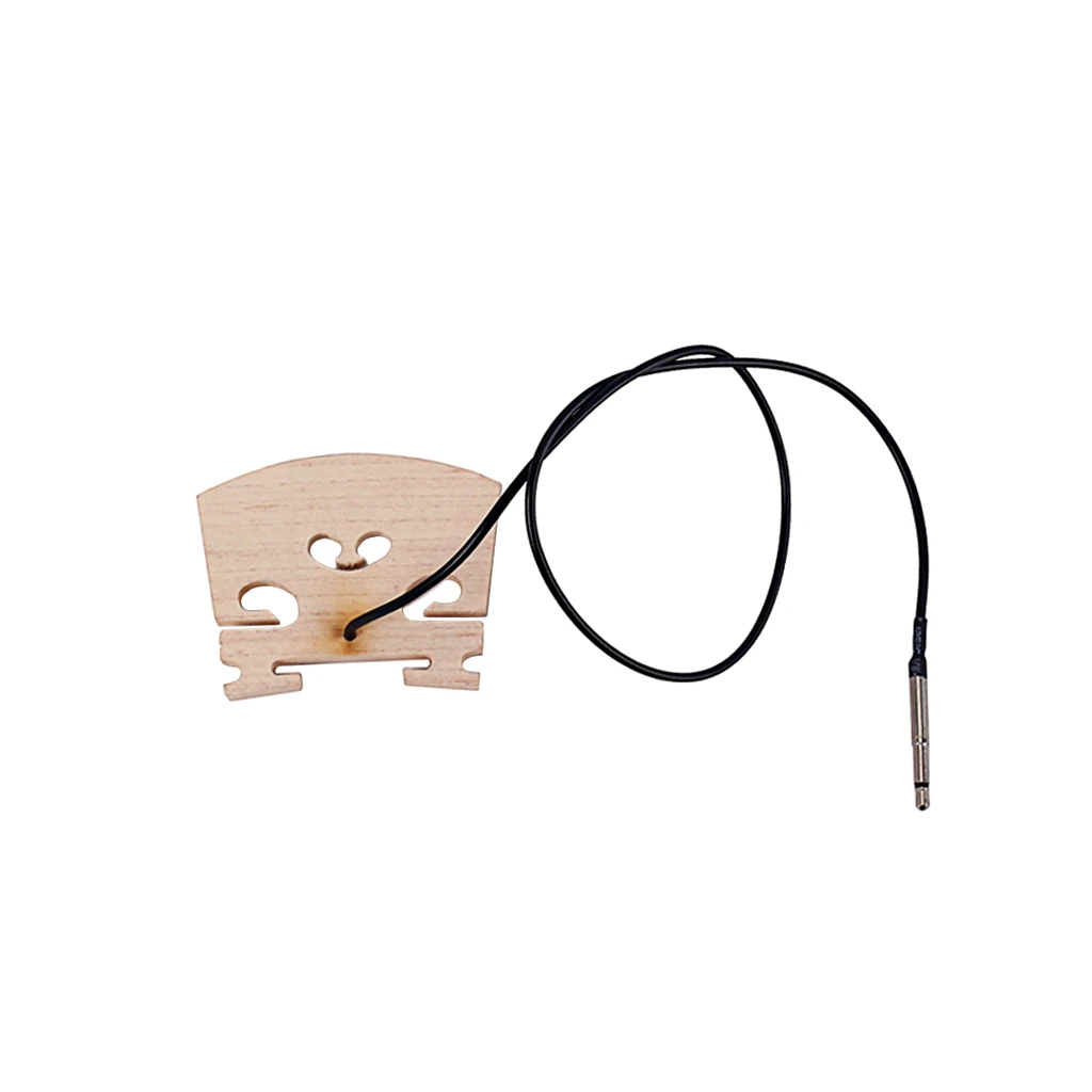 1 шт. мост для скрипки с пьезо-звукоснимателем внутри 4/4 полноразмерных