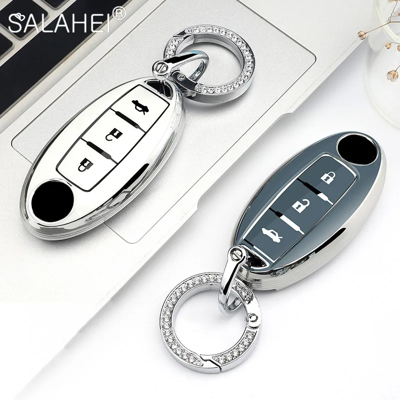 

Car Key Cover Protection Ring For Nissan Qashqai J10 J11 X-Trail t31 t32 kicks Tiida Pathfinder Murano Note Juke 370Z Cube Micra