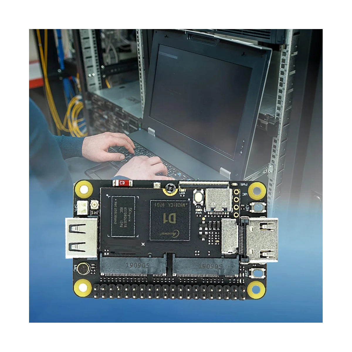 

Для Sipeed Lichee RV Dock Allwinner D1 Core Board C906 RISC-V 1 ГБ DDR3 Linux плата разработки начального уровня (с Wi-Fi)