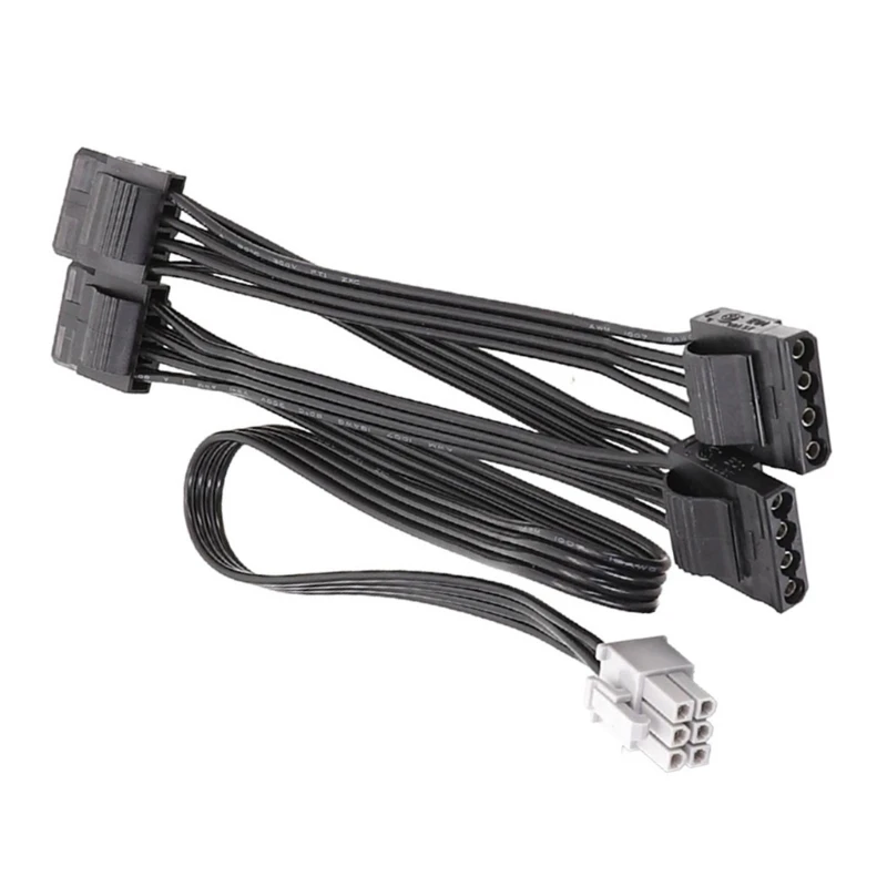 Линейный 6-контактный модульный источник питания видеокарты для Molex 4-контактный