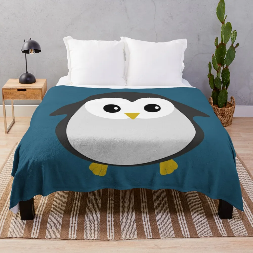 

Throw Blanket Adorable Super Soft Extra Large Penguin Bed Sofa Decor Girls Boys Adults Teen Kids Gifts Penguin Pattern Flannel