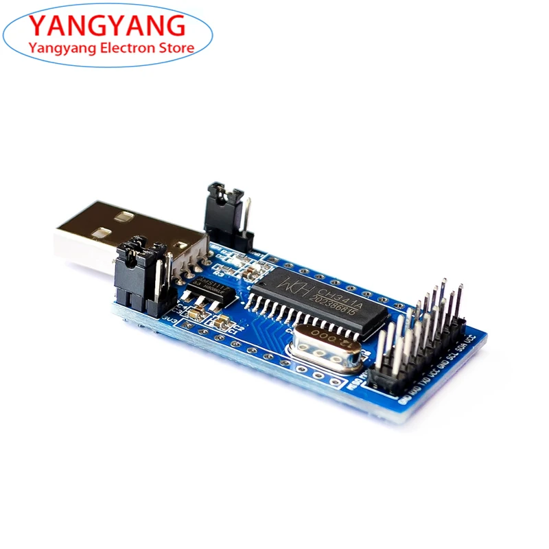 Программатор CH341A с USB на UART IIC SPI I2C ISP EPP/MEM |