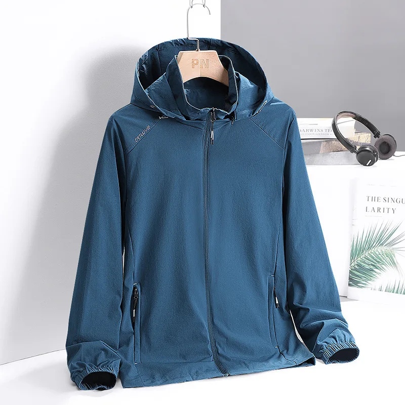 

2022 Spring and Autumn New Men's Large Jacket Trendy Men's Coat Hooded Top Men's Wear