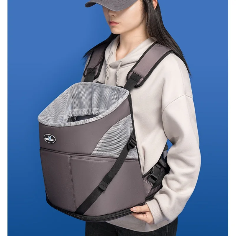 Рюкзак-переноска для собак регулируемая нагрудная Сумочка кошек и уличная