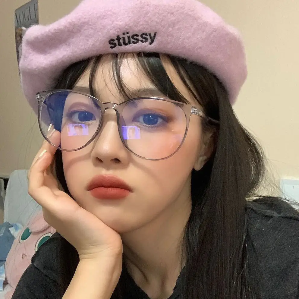 Модные компьютерные очки для женщин и мужчин анти-синий свет чтения в прозрачной