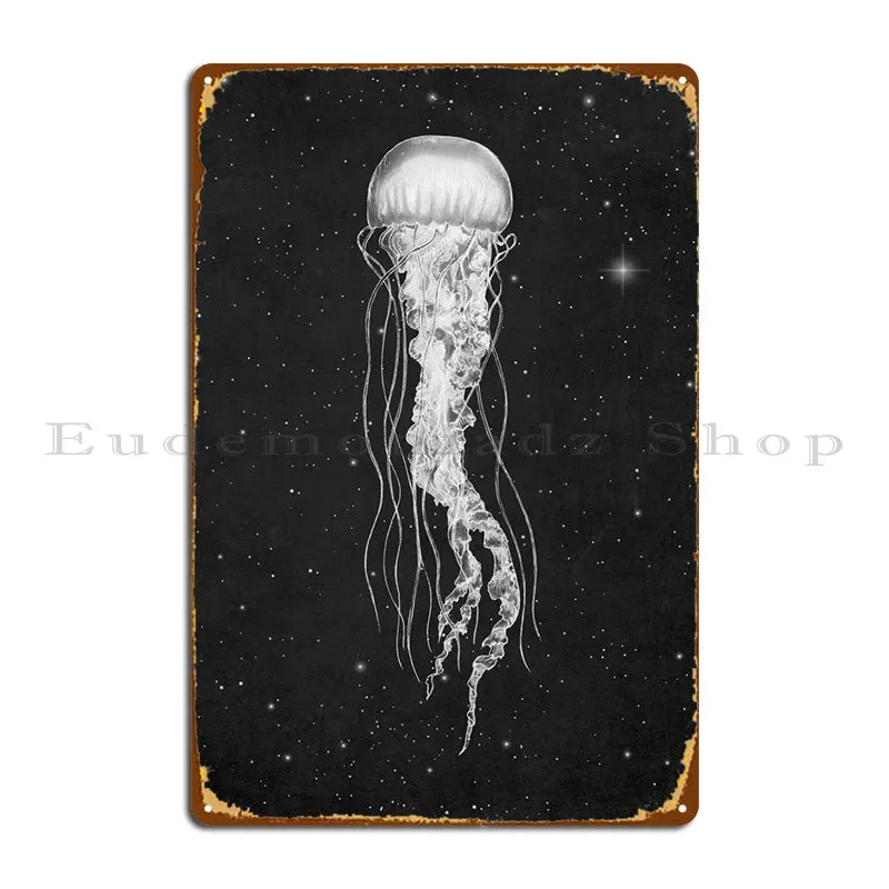 

Металлический плакат с космическим желеобразным железом, пещера, кинотеатр, дизайн бара, создание оловянного знака, плакат