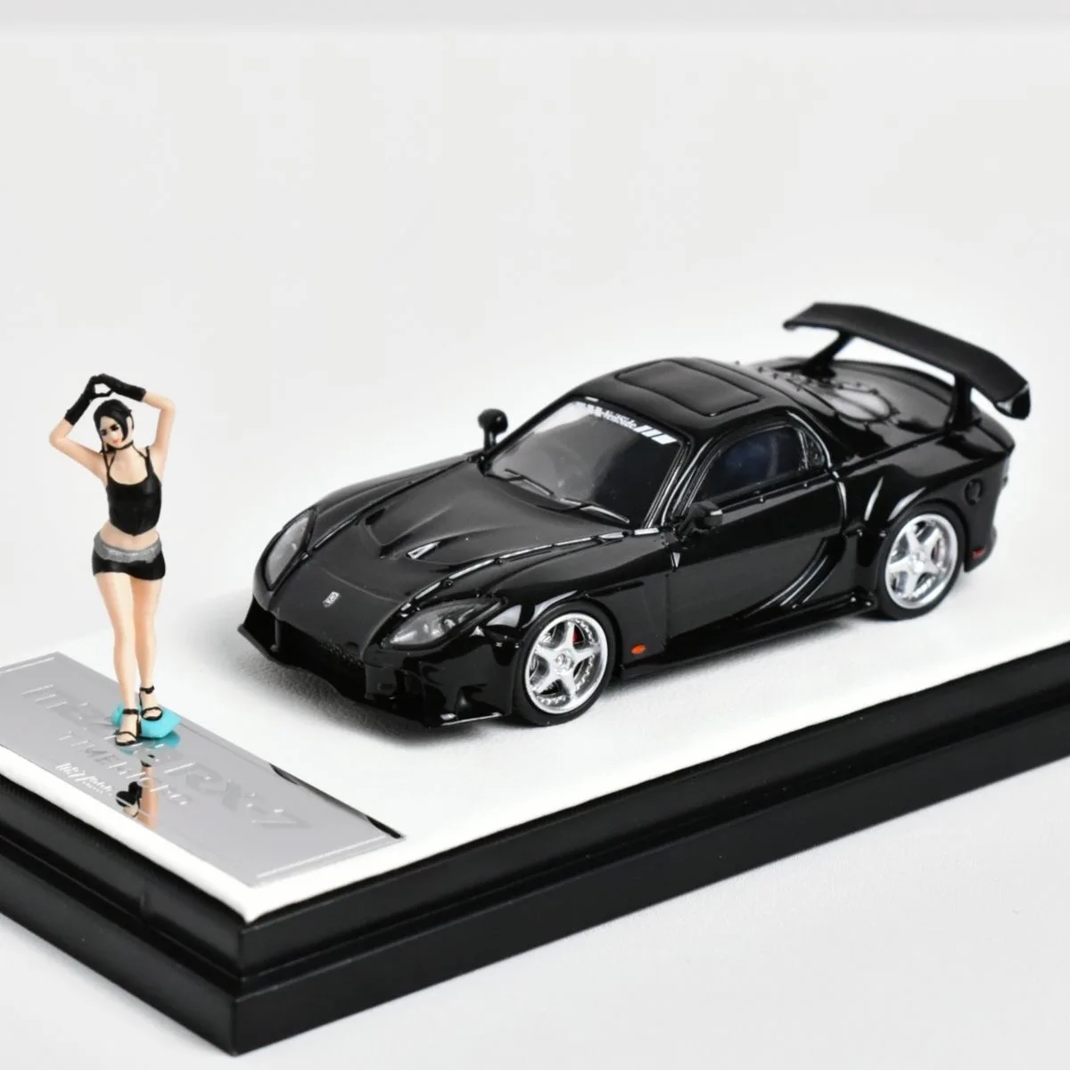Time Micro 1:64 автомобиль Mazda RX-7 Veilside модель автомобиля из сплава декоративный