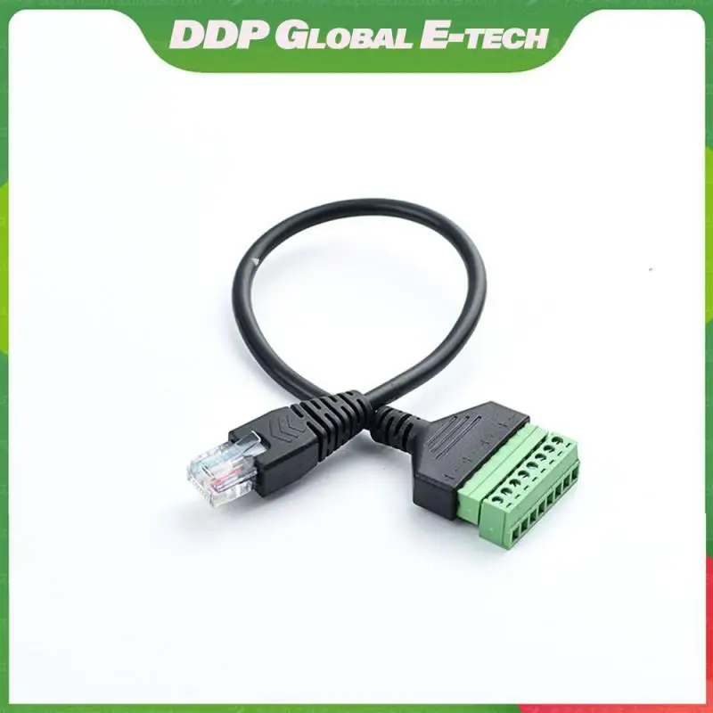 

Rj45 Plastic Molding Network Cable Straight Adapter Cable Good Quality Adapter Cable Computer And Office Straight Head Pvc 30cm