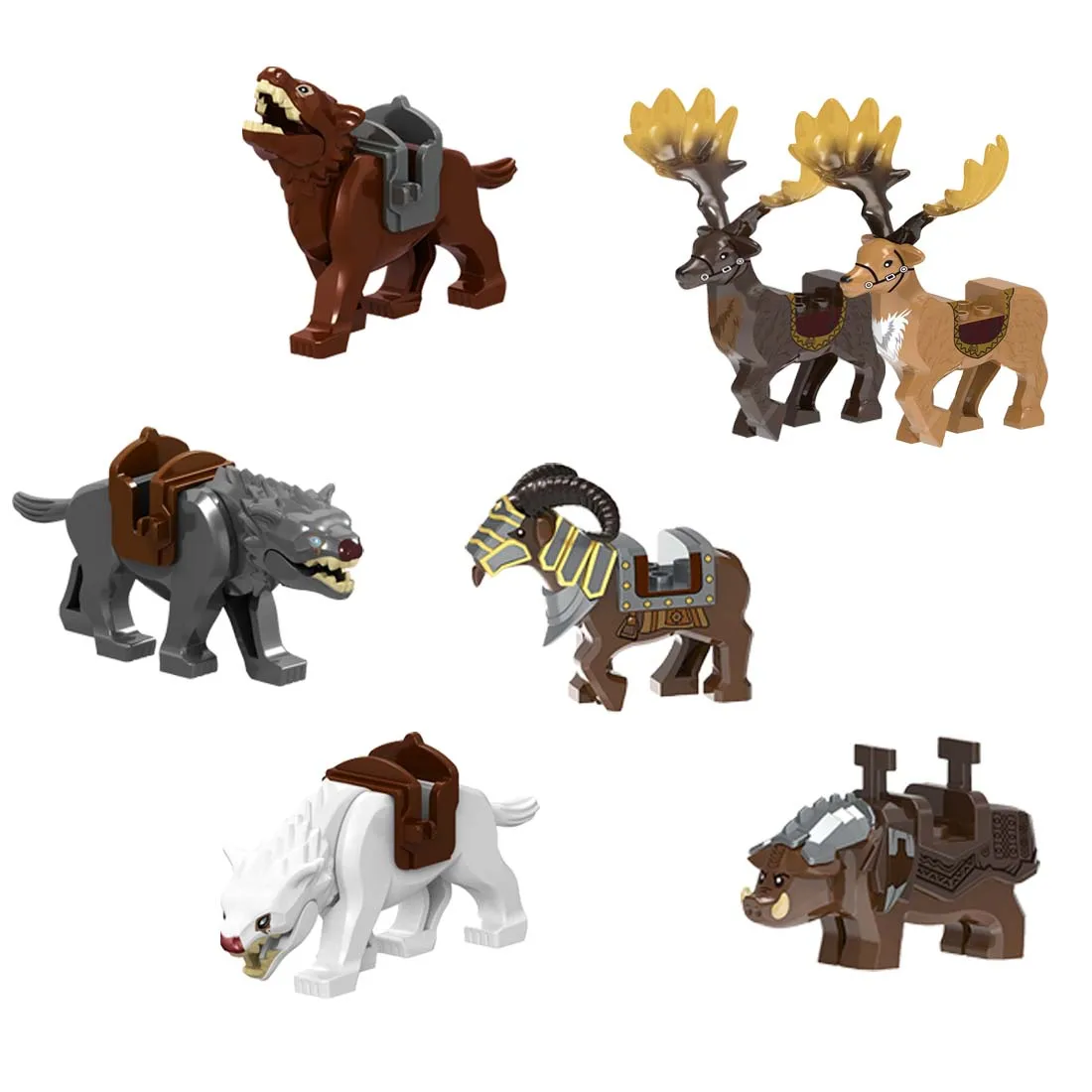 

7 шт./набор, Детский конструктор «Олень»