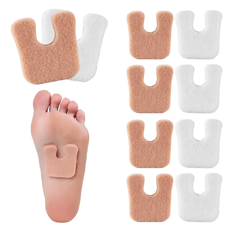 

Foot Care U-Shaped Protector Callus Pads Anti Rubbing Reusable Cushions Pad Shoes Insoles Sticker Adhesive Callus Cushions Pad