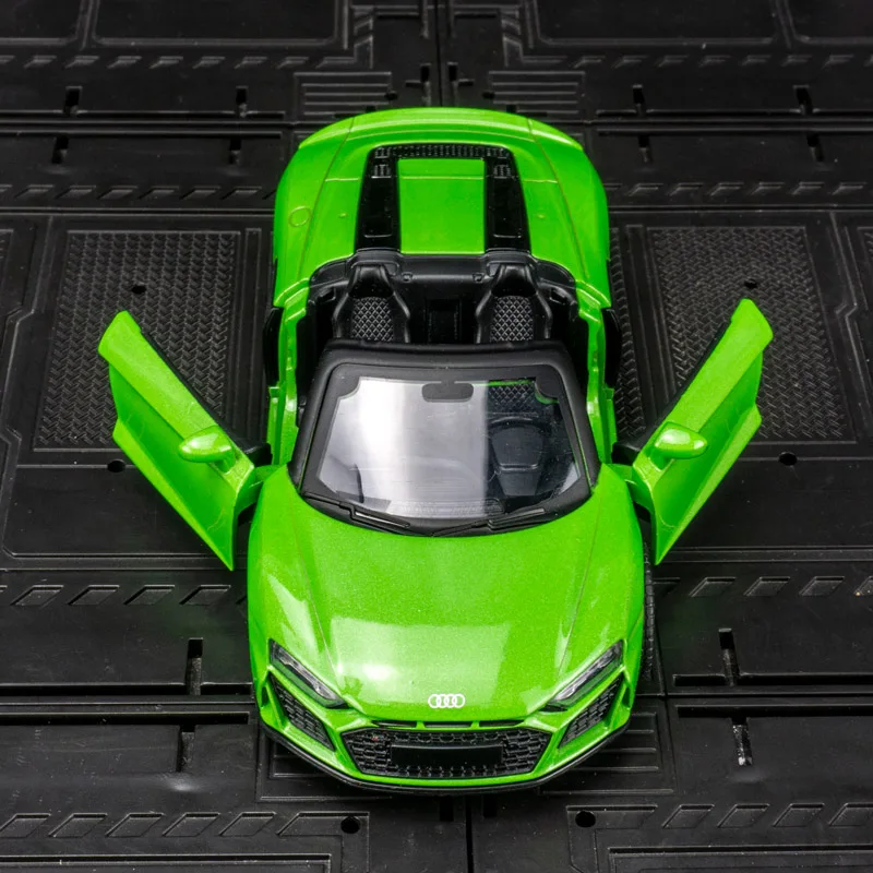 1/32 R8 Spyder Super Sport литой под давлением сплав металла миниатюрная игрушечная модель