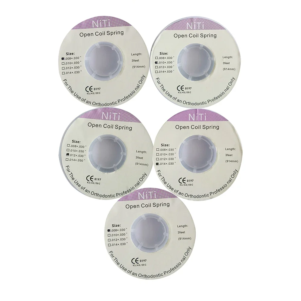 5/10/20 упаковок AG Стоматологические ортодонтические открытые спиральные пружины