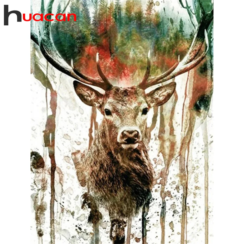 

Картина для алмазной мозаики Huacan 5d, Новое поступление, животное, картина, украшение для комнаты из страз